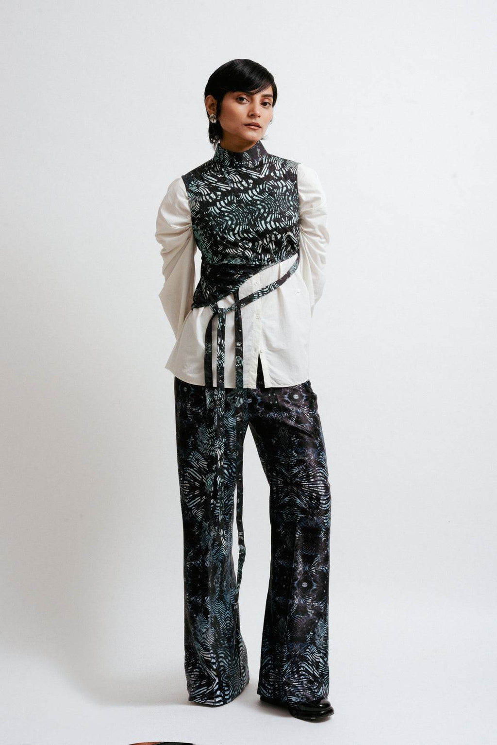 Electric Wave Crop Top - ProjektStreet®