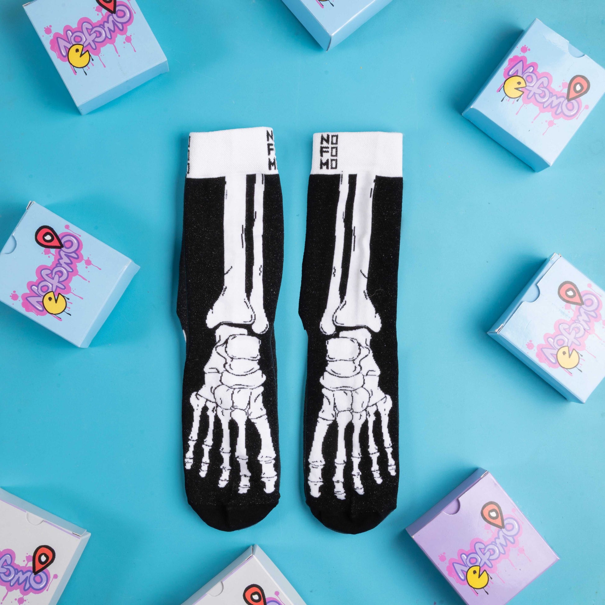 Skelton- Crew Length Socks