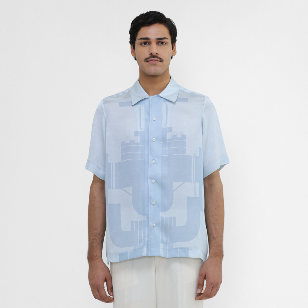 Gate Valve Silk Shirt-SB