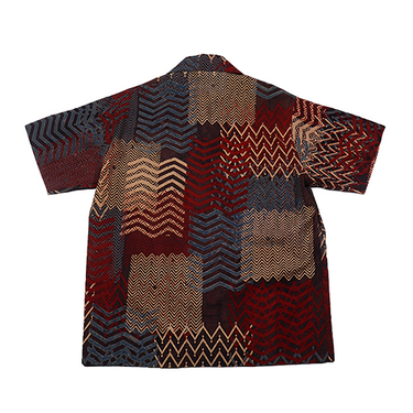 Ajrakh Red Black ZigZag